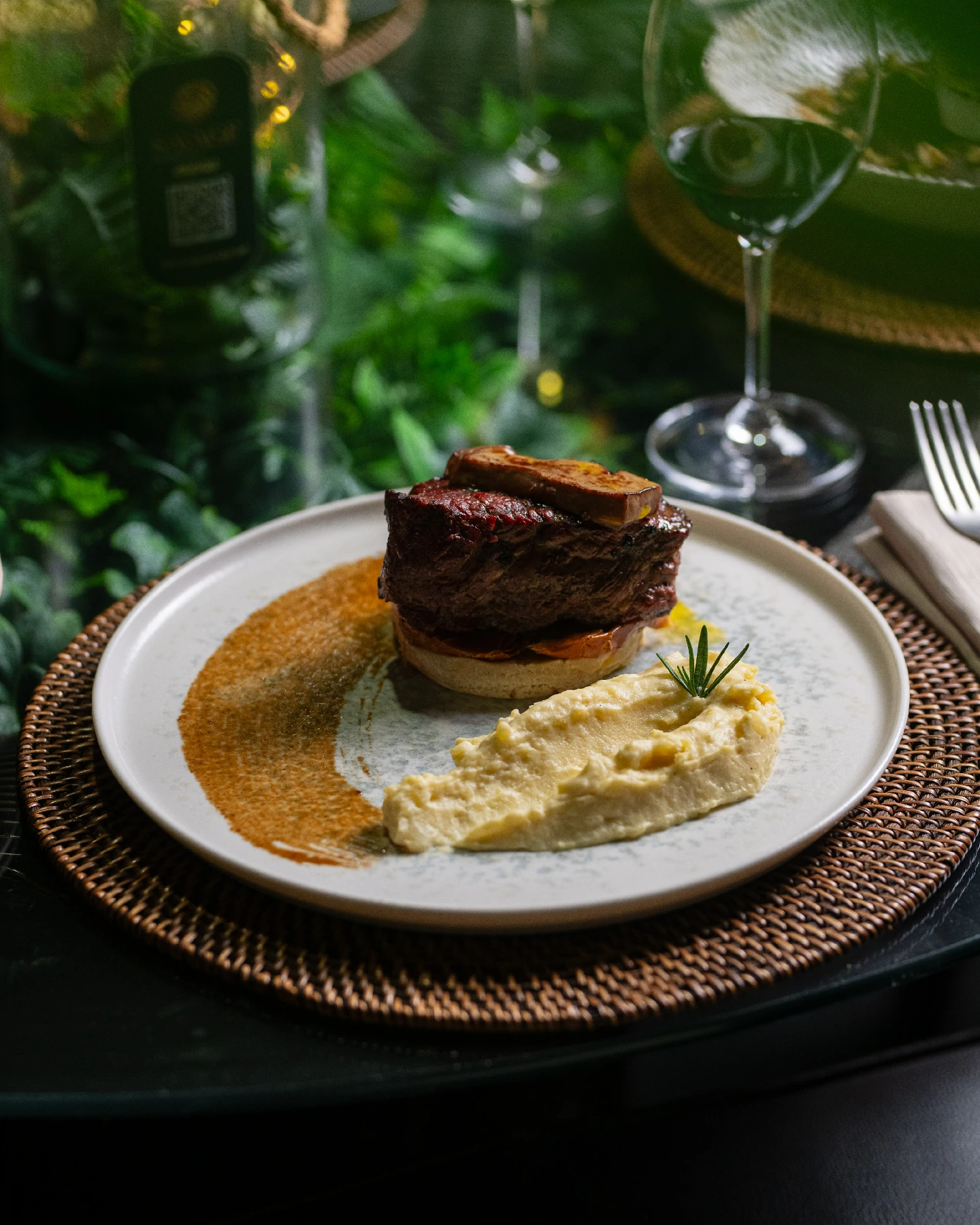 Solomillo Rossini con foie